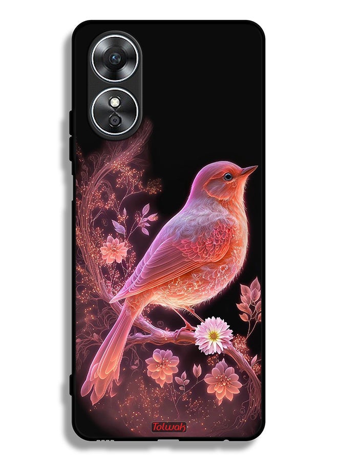 Tolwak Oppo A17 Protective Case Cover Cute Bird Art - Image 2
