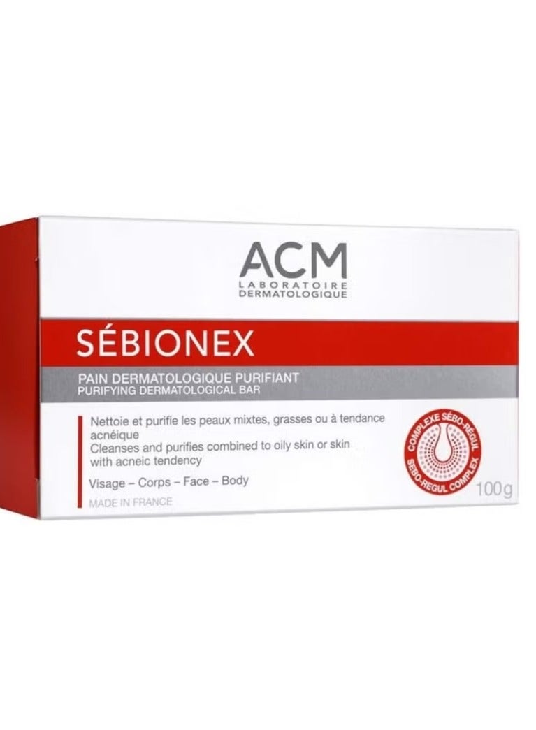 ACM Sebionex Purifying Dermatological Bar 100g - Image 1