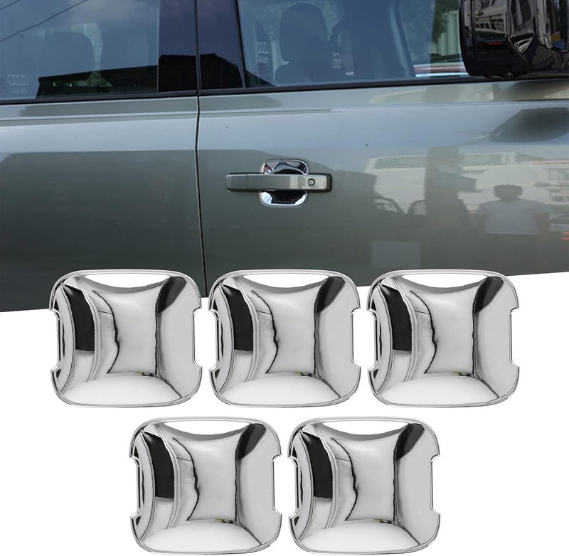 klarako Door Handle Bowl Cover, 5pcs Exterior Door Handle Bowl Cover Trim Decoration Fit for Defender 2020klarako 2021 - Image 2