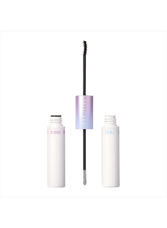 KISS - Falscara DIY Eyelash Extension Bond & Seal Infused with Biotin & Vitamin E – Strong Gentle Comfortable Lash Adhesive for All Day Wear For Use With Falscara Lash Wisps, Remover, and Applicator - Image 1