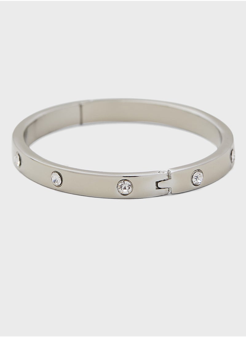 ELLA Diamante Detail Bangle  - Image 2