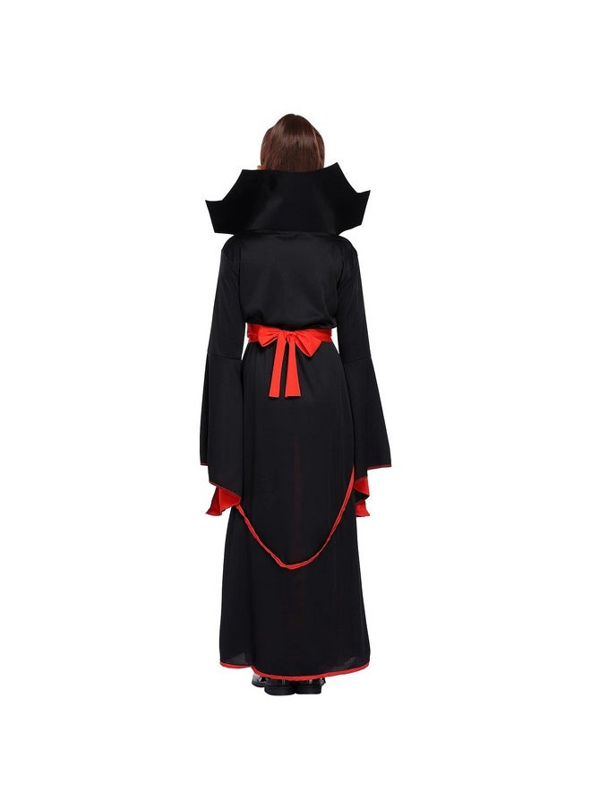 ThinkMax ThinkMax Halloween Vampire Costume for Girls，Kids Royal Queen Skirt for Halloween Dress Up Party,S(5-7 Years)  - Image 3