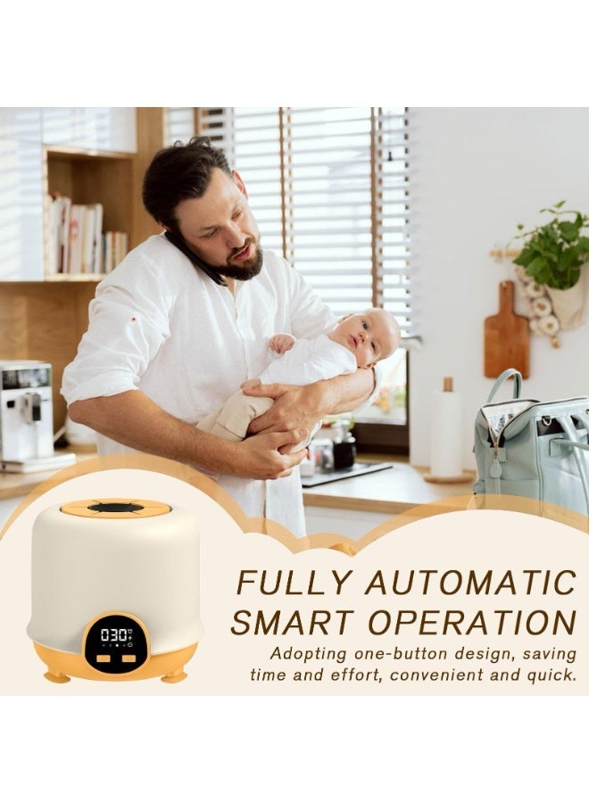 KYDTSYK Automatic Baby Bottle Shaker Electric Milk Mixer | 360° Bidirectional Stirring | Low Noise No Foam USB Rechargeable BPA-Free Multifunctional for Infant Formula Milk Powder Protein Coffee - Image 3