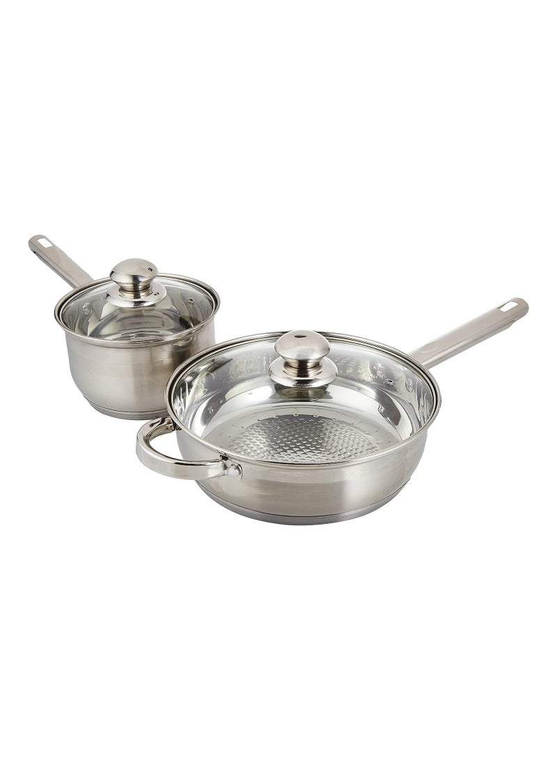 Wilson طقم أدوات طهي ويلسون من الفولاذ المقاوم للصدأ مكون من 12 قطعة باللون الفضي - Image 3