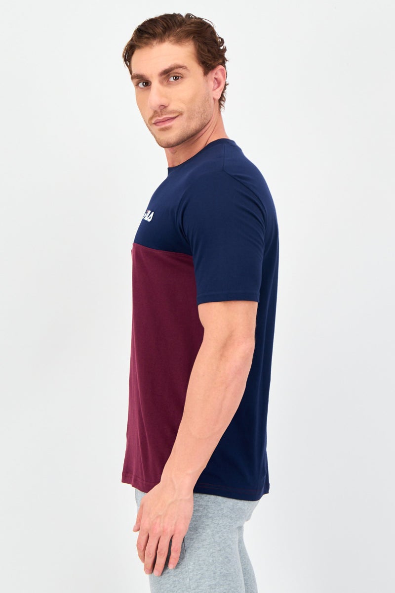 FILA Men Sportswear Fit Short Sleeve Outdoor T-Shirt, Multicolor - Image 4