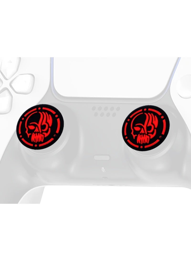 Ghost Rider RED Thumb Grips - Black - Image 3