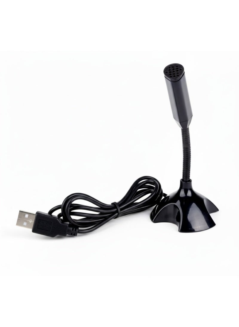 ميكروفون USB—ميكروفون مكثف مثالي لمكالمات الفيديو، تسجيل الصوت، وكفاءة العمل عن بُعد، البث المباشر، البودكاست، الدروس عبر الإنترنت، الألعاب، والهواتف الذكية/الأجهزة اللوحية - Image 2