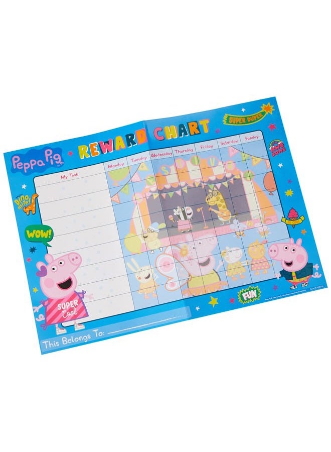 Paper Projects 01.70.30.021 Peppa Pig Everyday Reward Chart and 56 Sparkly Stickers, 29.7cm x 42cm - Image 2