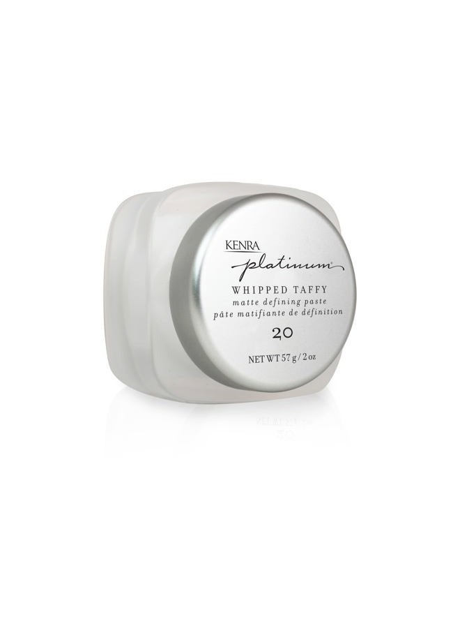 Kenra Professional Kenra Platinum Whipped Taffy 20 | Matte Defining Paste | Delivers An Ultra-Matte, Firm Hold Finish | Sculpts, Smooths & Texturizes Styles | All Hair Types | 2fl. Oz  - Image 1
