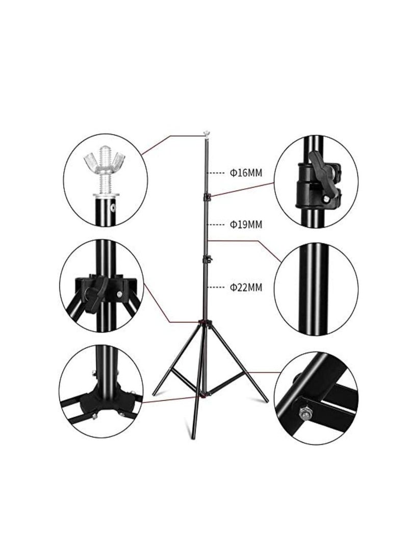 Cool Baby COOLBABY 2x2M Backdrop Support System Kit with Carry Bag for Photography Photo Video Studio,Photography Studio  - Image 4