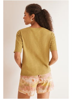 women'secret short pajamas with landscape print  - Image 3
