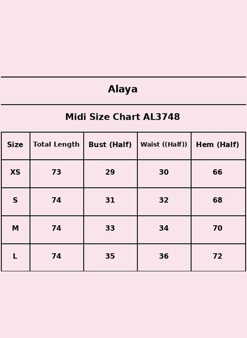 Alaya navy blue Women   Cotton Off Shoulder Midi -AL3748 for Women | Best Price UAE