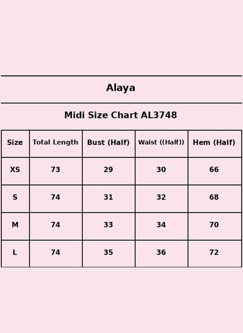 Alaya Women   Cotton Off Shoulder Midi -AL3748 - Image 5
