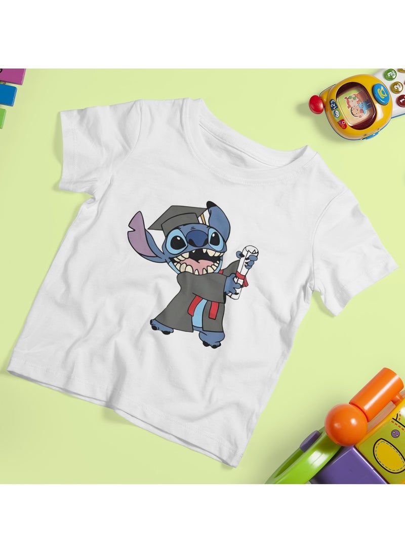 ZOOM تصميم تي شيرت ممتع لخريجي ستتش للأطفال