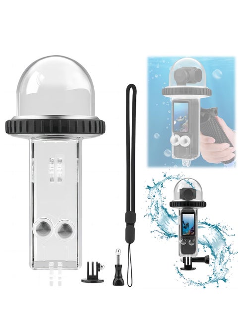 LetonPower Waterproof Diving Case For DJI Osmo Pocket 3 - 45M/148FT Underwater Housing With Mount
