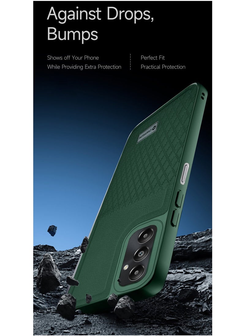 CHAPPELINE - Silicone Pattern Case Cover For Samsung Galaxy a15 Dark Green - Image 1