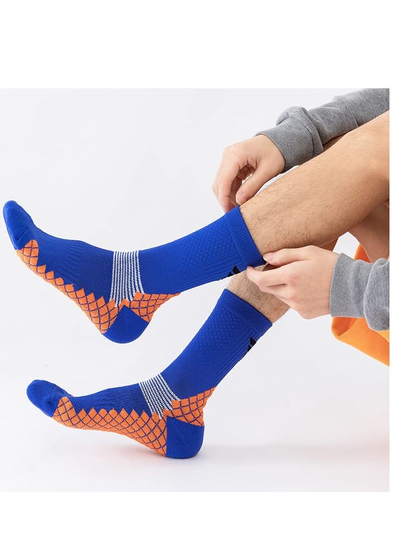 SYOSI Mens Athletic Socks Elite Basketball Socks Performance Thick Cushioned Sport Training Running Compression Crew Sock - Image 2