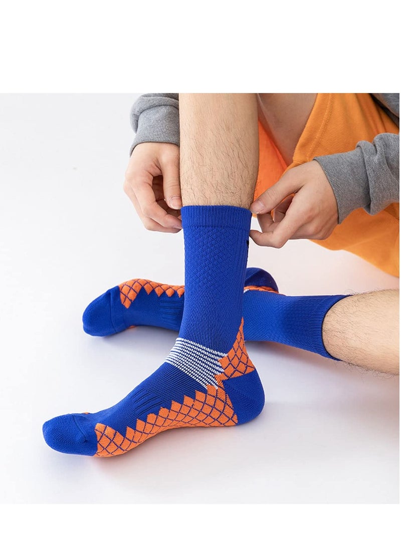 SYOSI Mens Athletic Socks Elite Basketball Socks Performance Thick Cushioned Sport Training Running Compression Crew Sock - Image 5