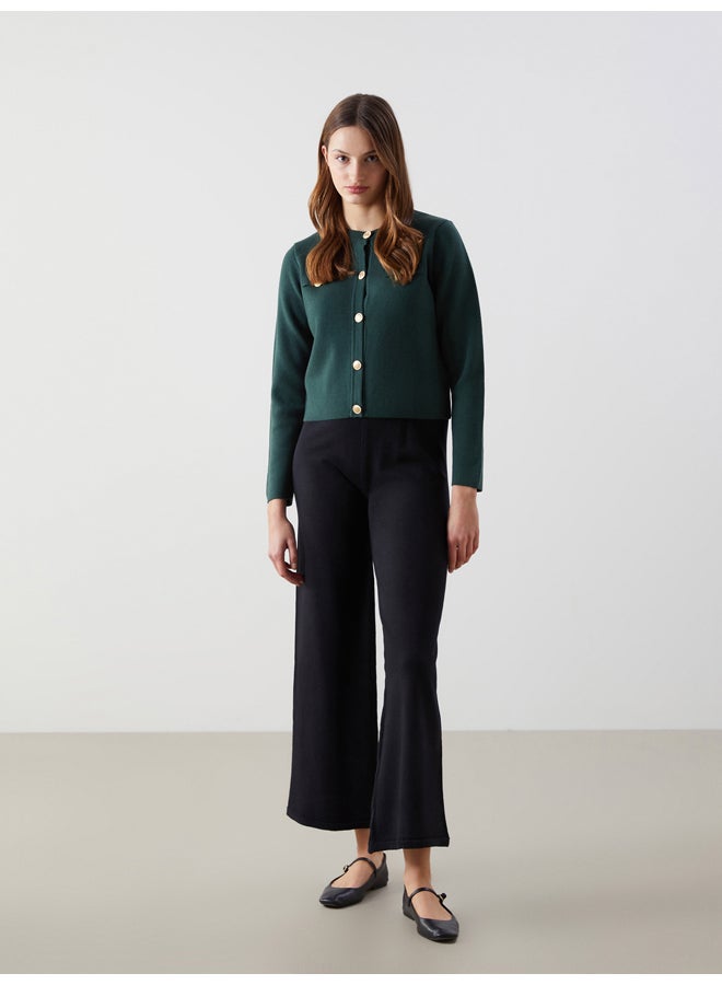 LC WAIKIKI Elasticated Waist Women's Knitwear Trousers - Image 1