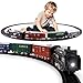 deAO Christmas Train Set Toys for Kids Toy Train Track Locomotive Engine Battery Powered Railway Kits with Road Signs and Tracks - Image 4
