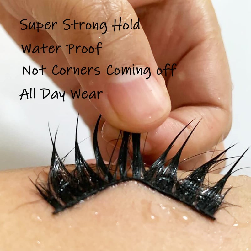 CMNRO Super Strong Hold Waterproof Latex-Free Eyelash Adhesive - Clear Lash Glue Suitable for Sensitive Eyes - 5ml/0.18oz (1 Pack) - Image 3