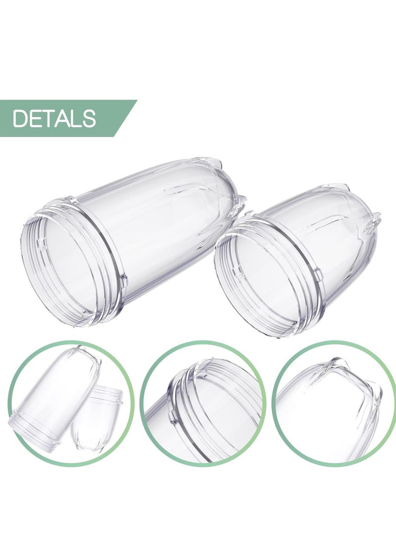 SYOSI 3-pack 16 ounce Cup and 12 ounce Short Cup Replacement Cup Set Fits for Magic Bullet Blenders Cup for 250w (MB1001 Series) - Image 3