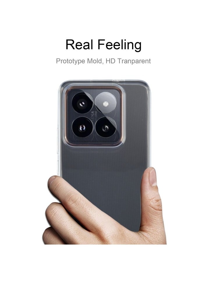 Case For Xiaomi 14 Pro Ultra-thin Transparent TPU Phone Case  - Image 5