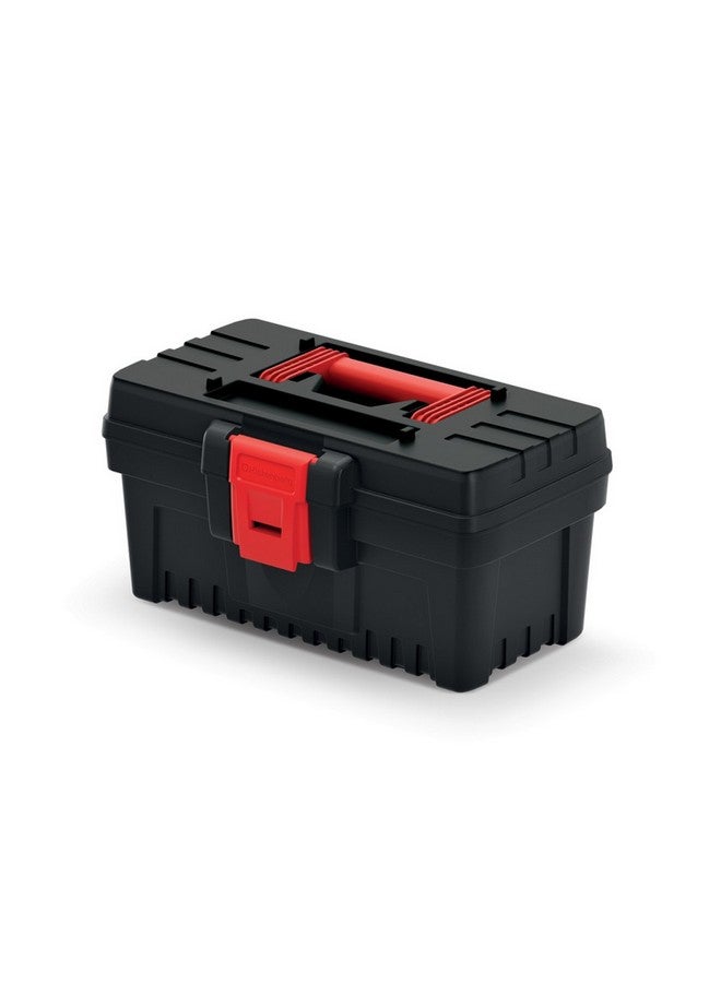 Kistenberg Dark Ergonomic Handle Durable Polymer Blend Tool Box Black and Red 30 cm KDR3020N - Image 1