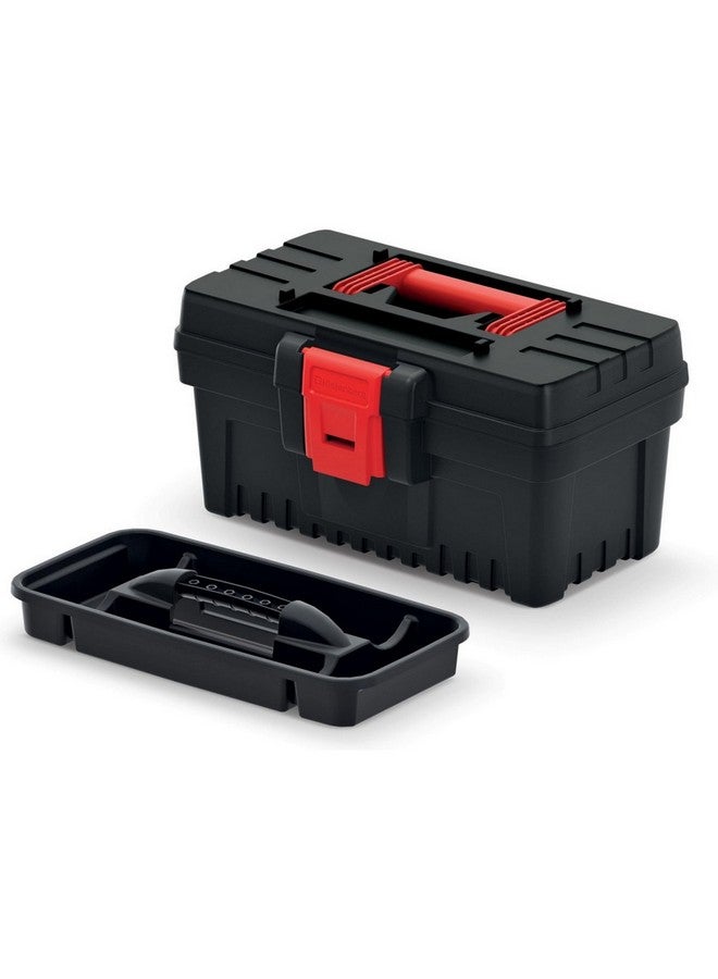 Kistenberg Dark Ergonomic Handle Durable Polymer Blend Tool Box Black and Red 30 cm KDR3020N - Image 3
