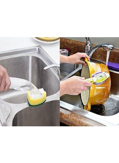 PAVITYAKSH PAVITYAKSH Dish Wand Creative Soap Dispenser Scrubber Cleaner Dish Wand Brush  - Image 2