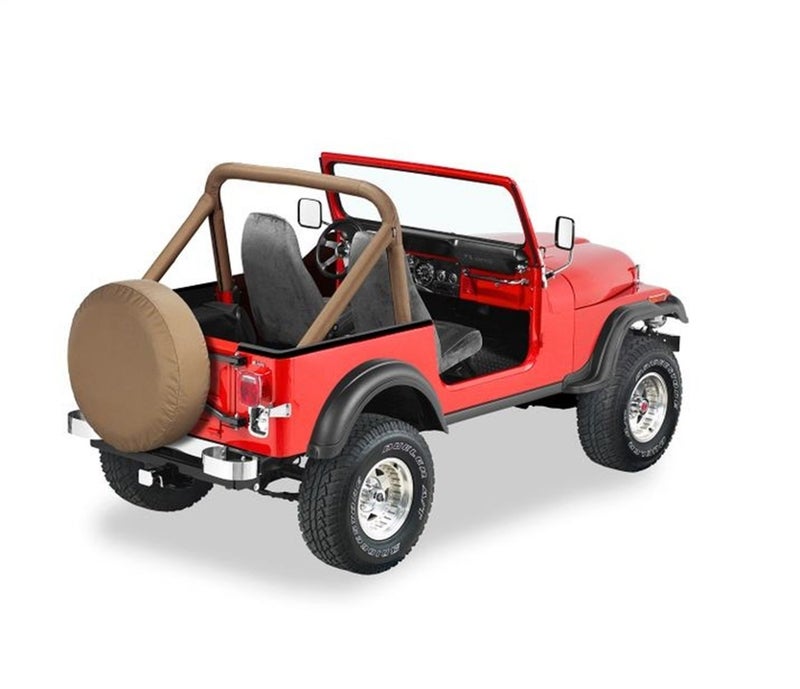 Bestop غطاء شريط رياضي Bestop 8000704 بلون تان لسيارات 1980-2016 CJ5 و CJ7 و Wrangler - Image 1
