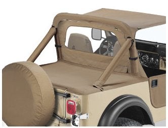Bestop غطاء شريط رياضي Bestop 8000704 بلون تان لسيارات 1980-2016 CJ5 و CJ7 و Wrangler - Image 2