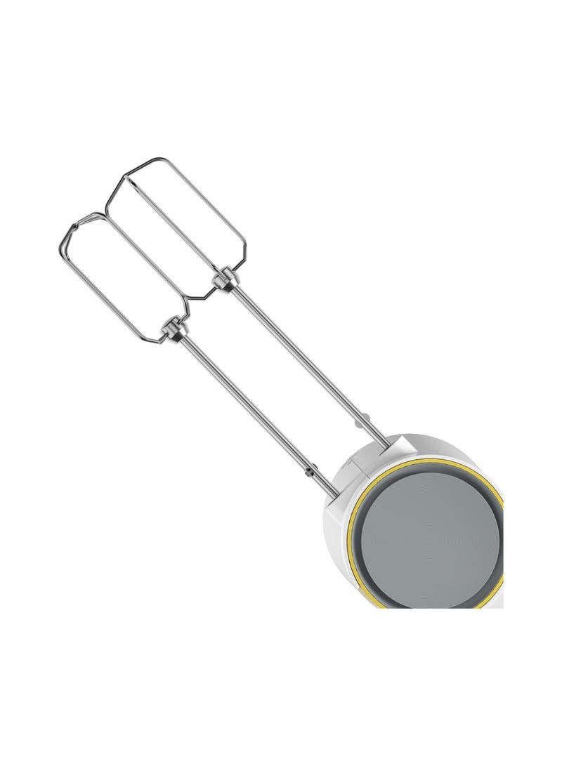 Beko Hand Mixer - 425 Watts - 5 Speeds + Turbo Speed - Stainless Steel Hooks - White - HMM 62404 W 425 W HMM 62404 W Wihte - Image 4