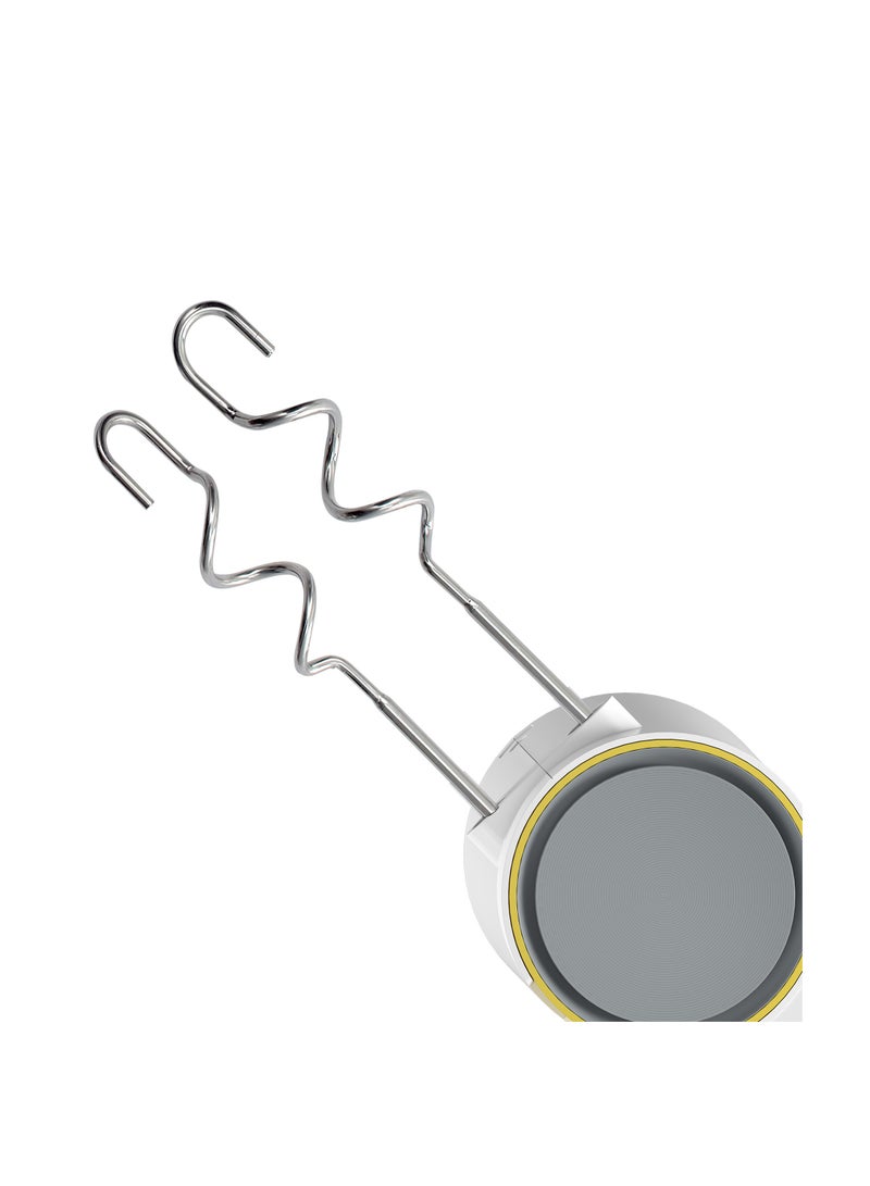 Beko Hand Mixer - 425 Watts - 5 Speeds + Turbo Speed - Stainless Steel Hooks - White - HMM 62404 W 425 W HMM 62404 W Wihte - Image 5