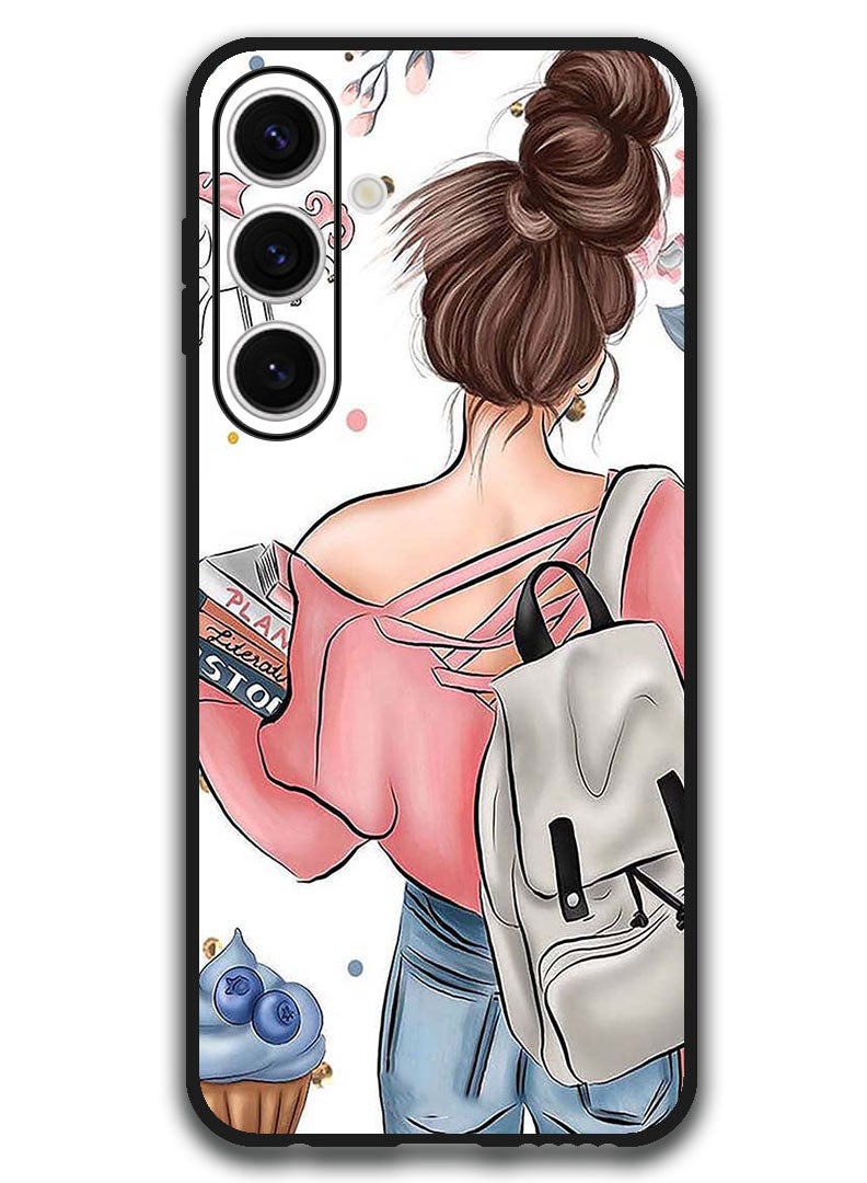 Theodor Protective Case Anti Scratch Shock Proof Bumper Cover For Samsung Galaxy S24 FE School Girl - Image 1