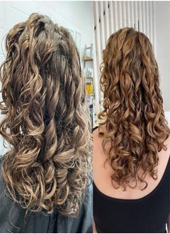 BUPY 2024 New Curly Hair Brush, Bounce Curl Define Styling Brush, Wet Dry Detangler Hair Brush,The Essential Tool For Shaping And Styling Your Curls, Achieve Perfectly Defined Curls (Beige)  - Image 3
