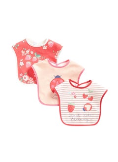 mothercare مجموعة مكونة من 3 صدريات أطفال أمامية 100%، ومحبوكة 65% قطن  - Image 1