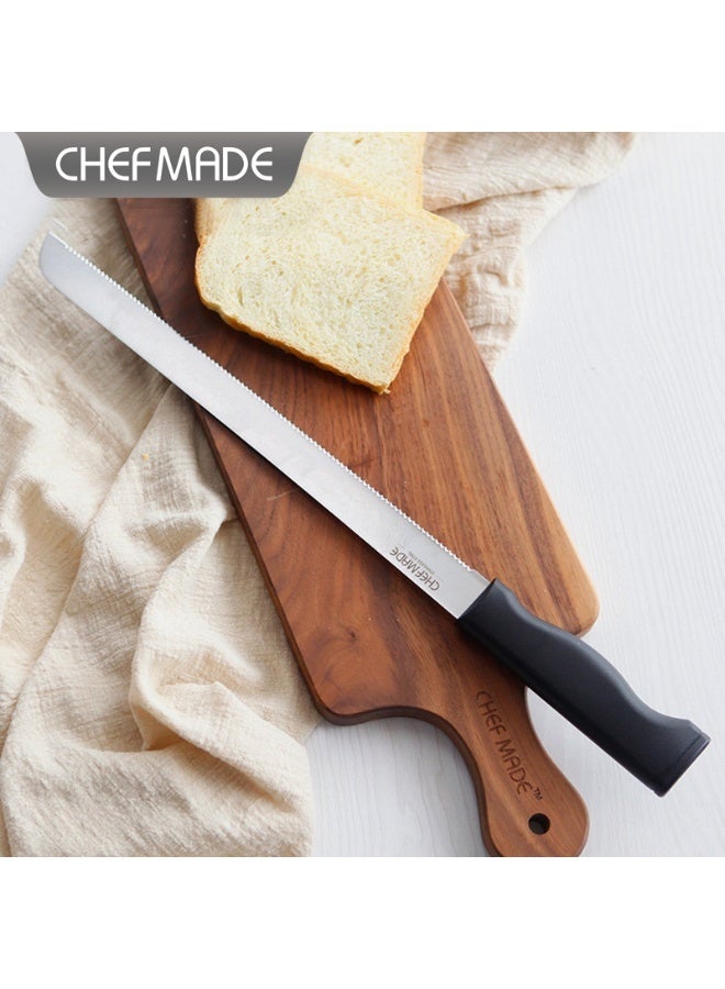 شيف ميد سكين خبز من الفولاذ المقاوم للصدأ ذات حواف مسننة - Image 4