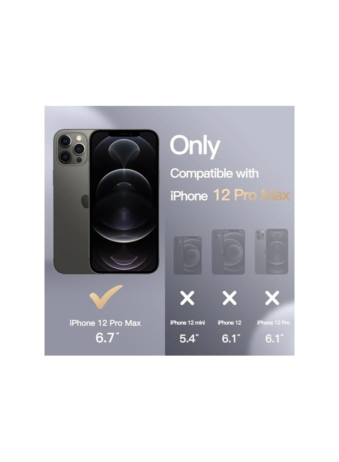 JETech Silicone Case for iPhone 12 Pro Max 6.7-Inch, Silky-Soft Touch Full-Body Protective Phone Case, Shockproof Cover with Microfiber Lining (Black) - Image 5