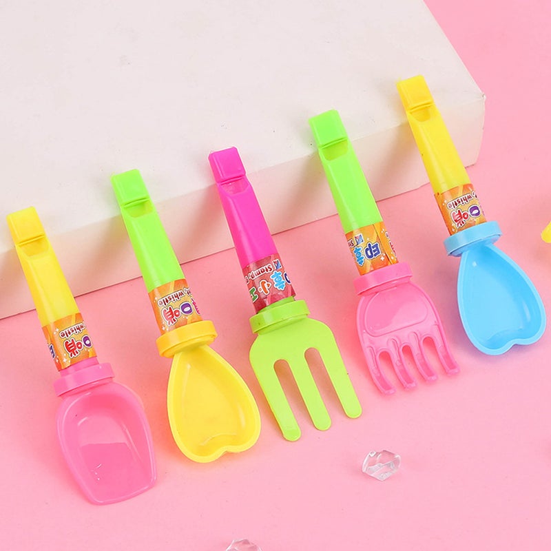 🧸 صافرات بحجم صغير باللون الأخضر الفاتح مناسبة للحفلات والمدارس والعروض والسفر - Image 4