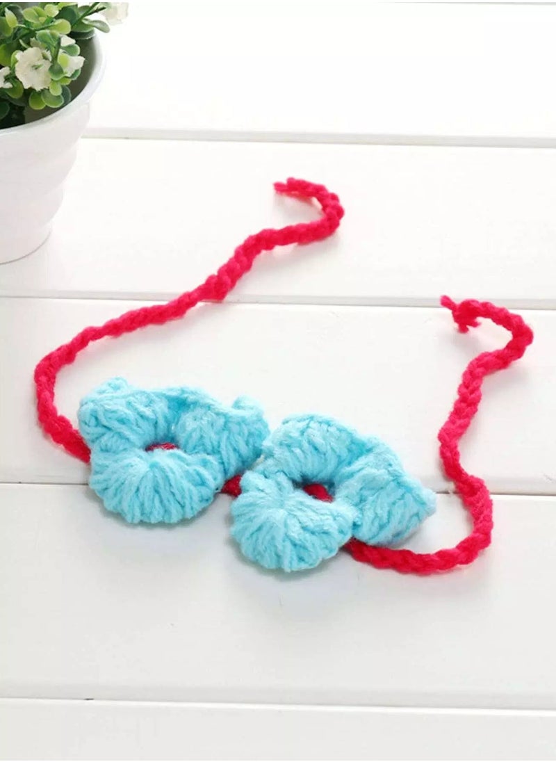 Generic Newborn Girl 2pcs Knitted Mermaid Photography Prop  - Image 3