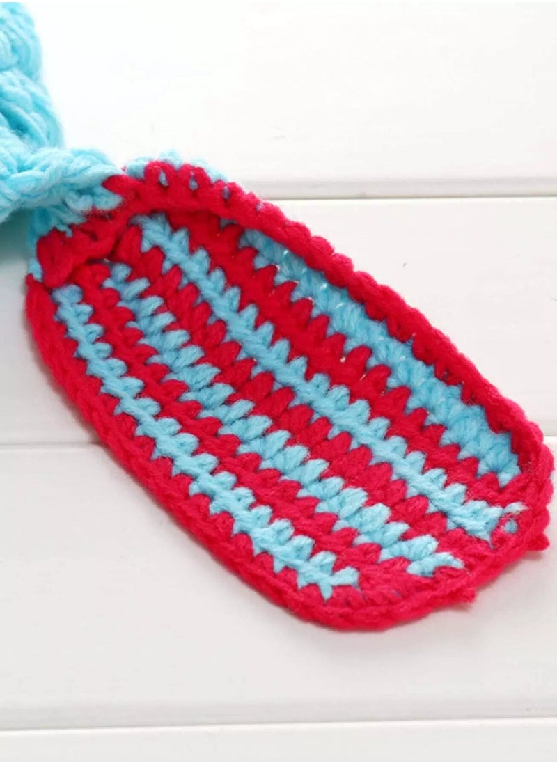Generic Newborn Girl 2pcs Knitted Mermaid Photography Prop  - Image 4