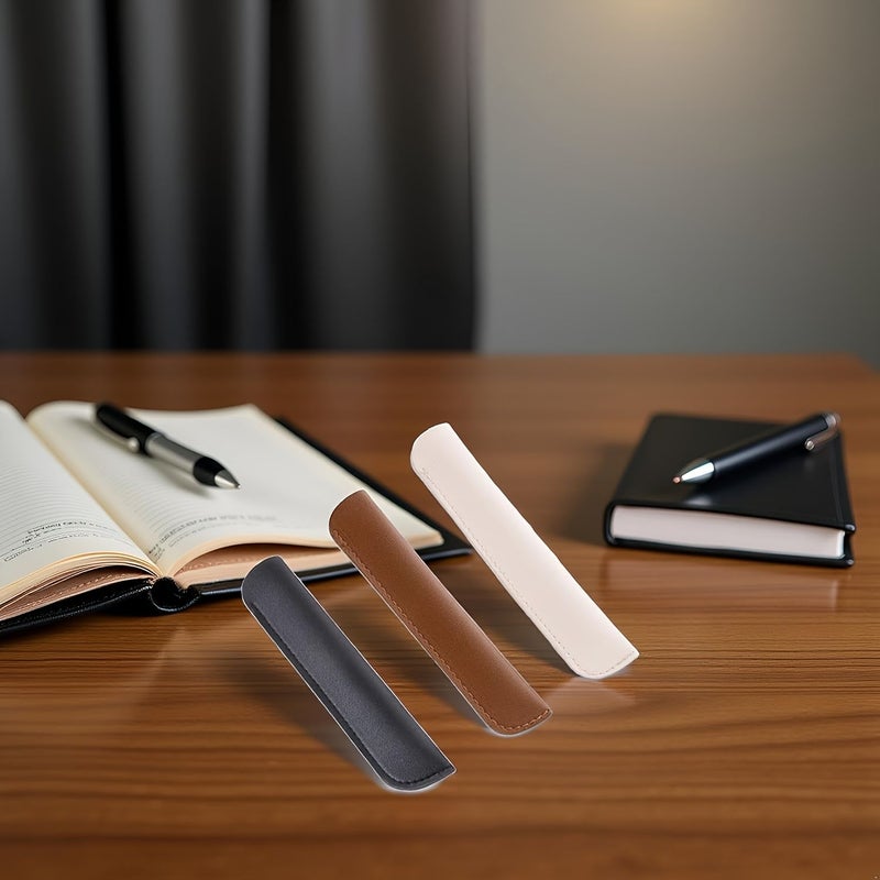 4pcs Pack Single Pen Holders Pencil Cases Desktop Protective Cover Caps - Image 3