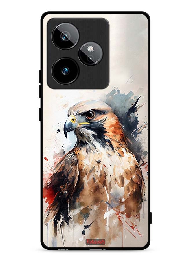 Tolwak Realme GT 7 5G Protective Case Cover Eagle Abstract Art