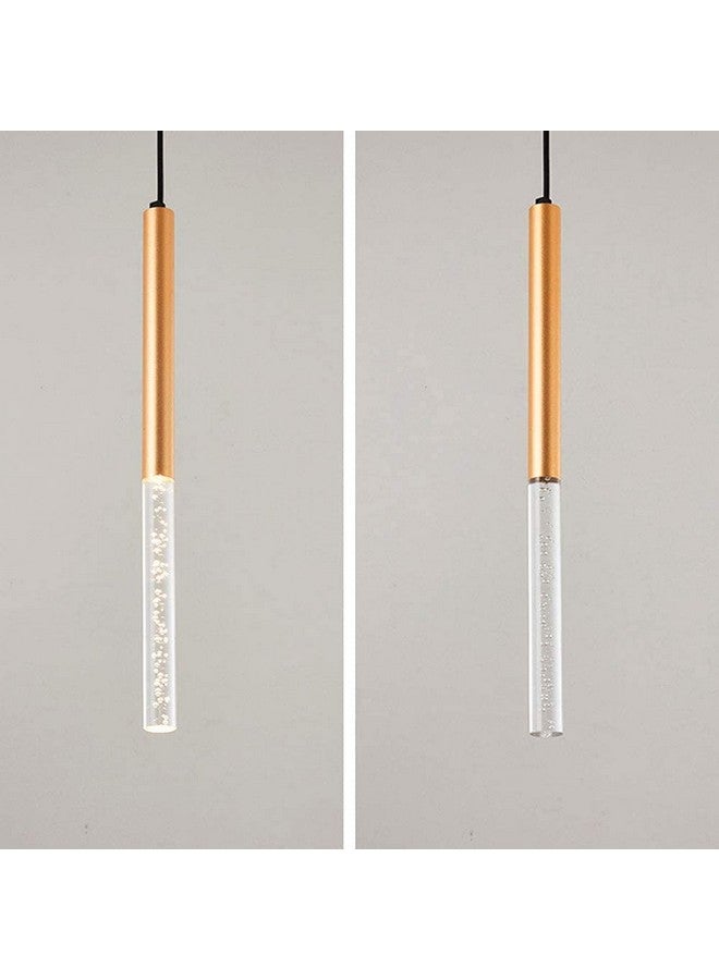 CITRA Modern Acrylic LED Bubble Pendant Light Lamp - (Warm White/Gold) - Image 4