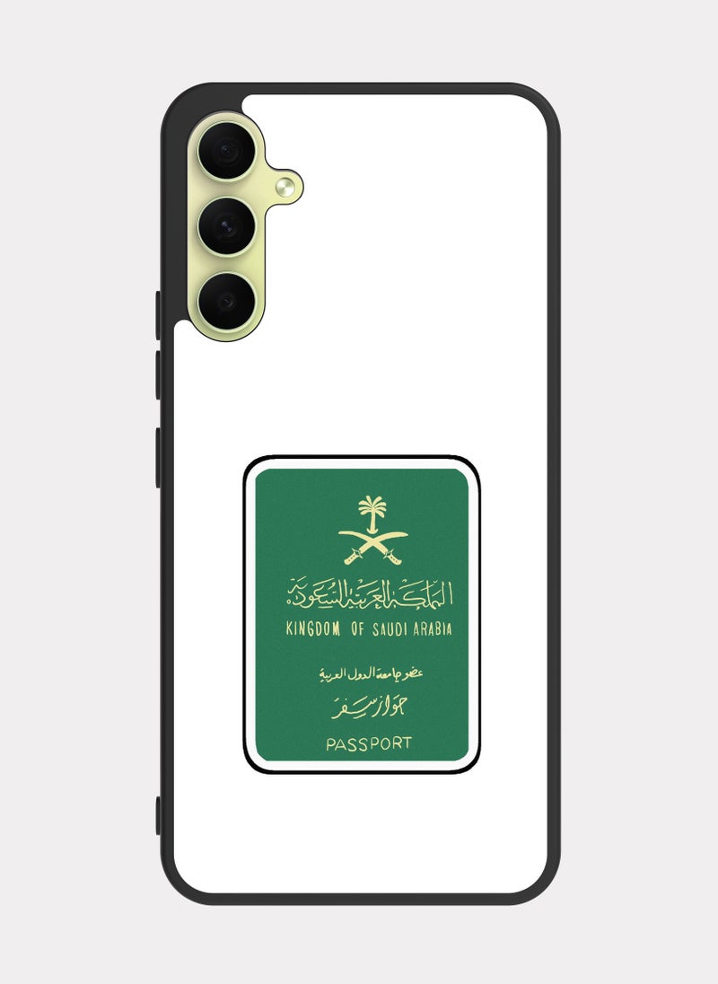 PXLAAT Samsung Galaxy A34 case cover Saudi Arabis Passport - Image 1