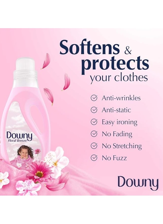 Downy - Regular Fabric Softener Floral Breeze Dual Pack - Image 1