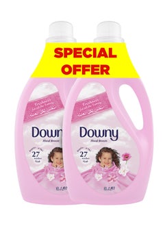 Downy Regular Fabric Softener Floral Breeze Dual Pack  - Image 1