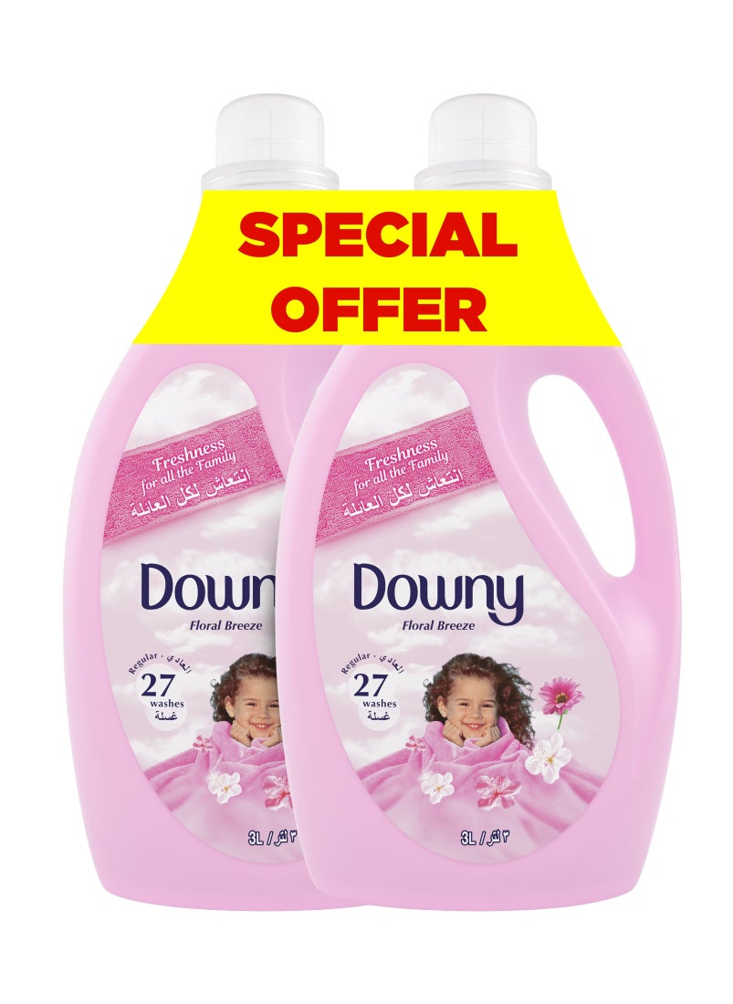 Downy - Regular Fabric Softener Floral Breeze Dual Pack - Image 1