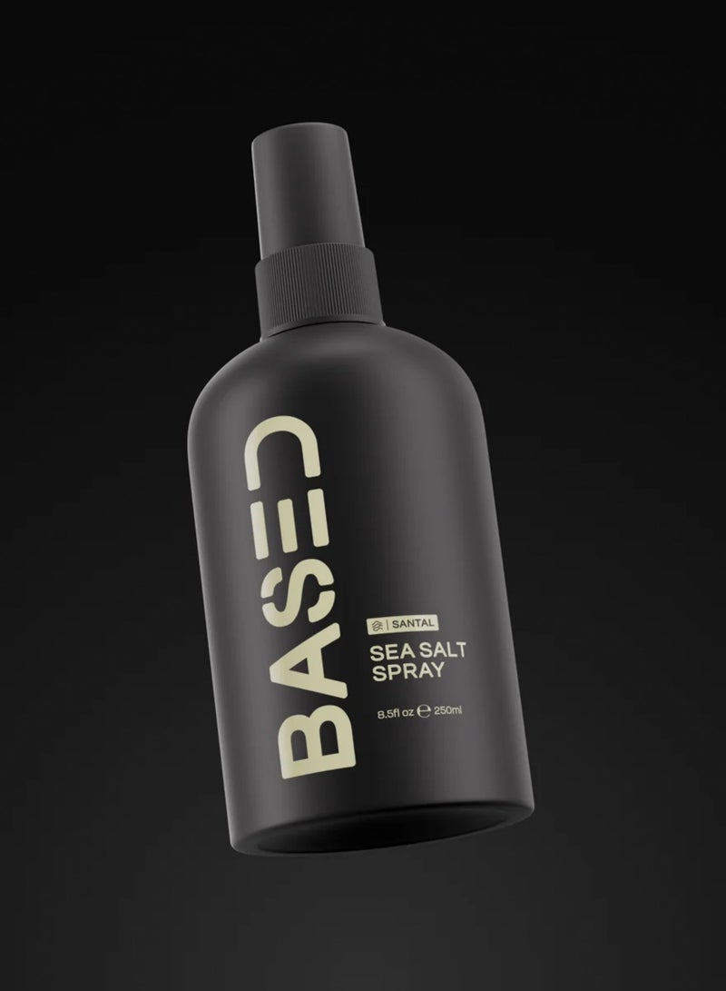 BASED Sea Salt Spray, Natural Finish Sea Salt Spray for Hair, Volume & Texture, Infused with Kelp & Vitamin B5, Light & Non-Greasy, Paraben Free, No Drying Alcohols, 8.5oz (Pack of 1) - Image 1